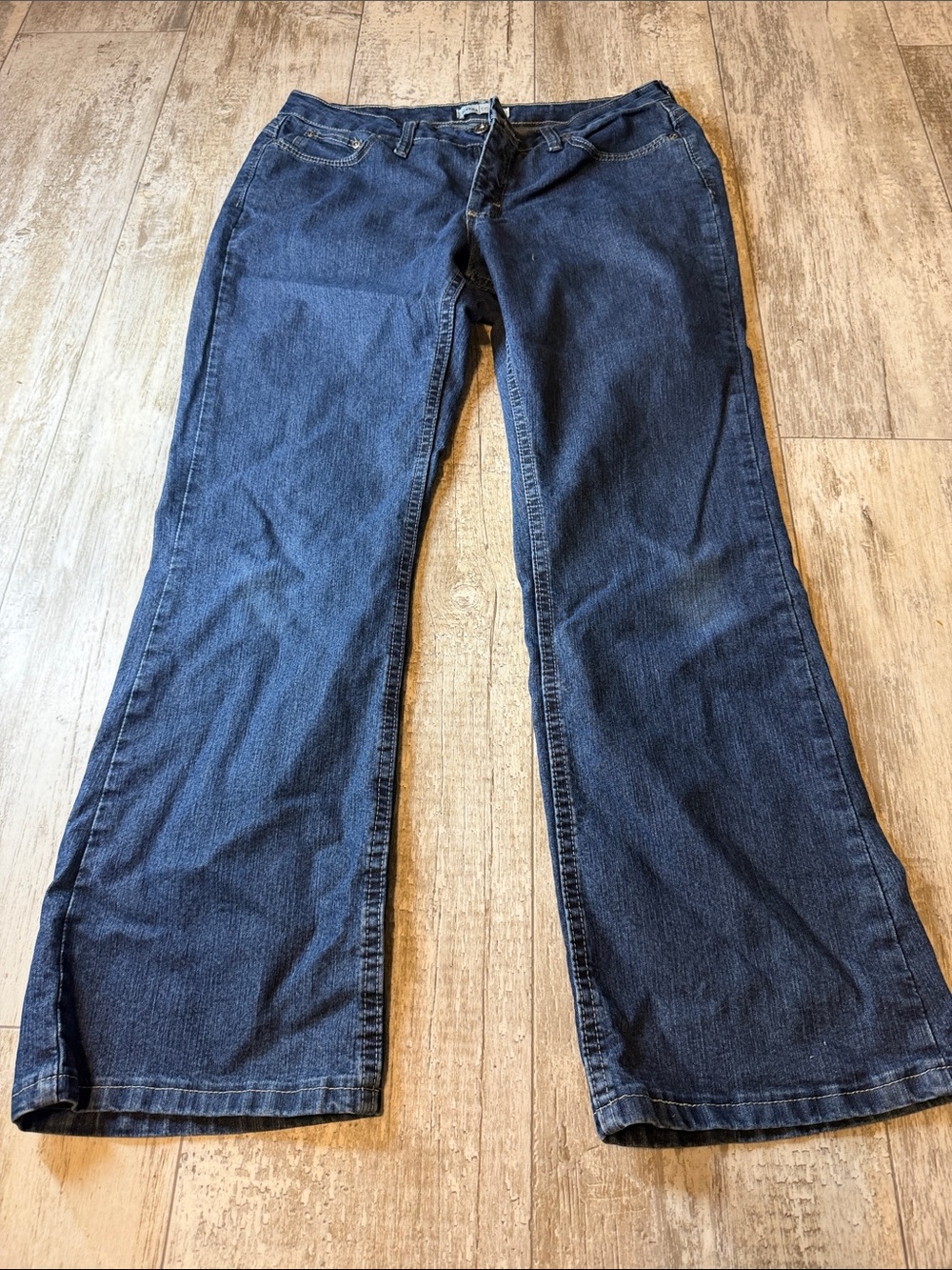 Riders by Lee Women's Dark Blue Wide Leg Jeans